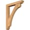 Ekena Millwork Legacy Slat Smooth Bracket w/ Offset Brace, Western Red Cedar, 5 1/2"W x 32"D x 40"H BKT0604X32X40LEC06SWR - alternate 1